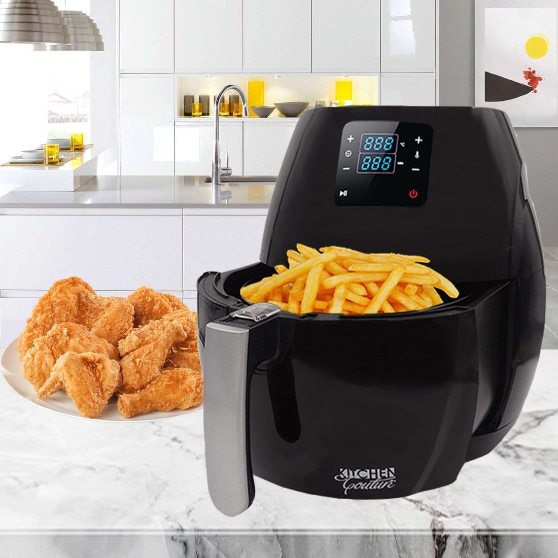 7L Digital Air Fryer - Black