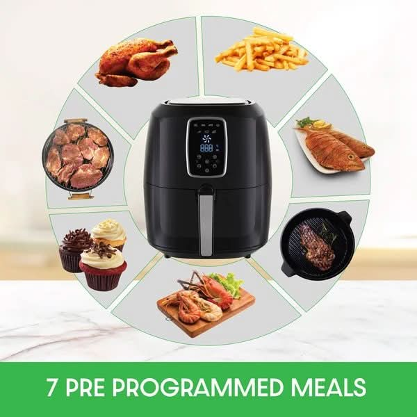 Digital Air Fryer 7L - Black