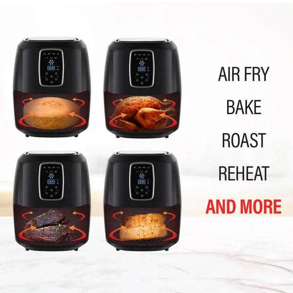 7L Digital Air Fryer - Black