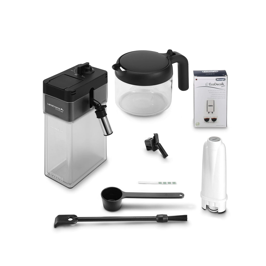 De'Longhi Primadonna Soul, Fully Automatic Coffee Machine, ECAM61075MB, Bean Adapt Technology for Perfect Extraction, LatteCrema System for Creamy Milk-Based Coffees, Wi-Fi Connectivity, Metal Black