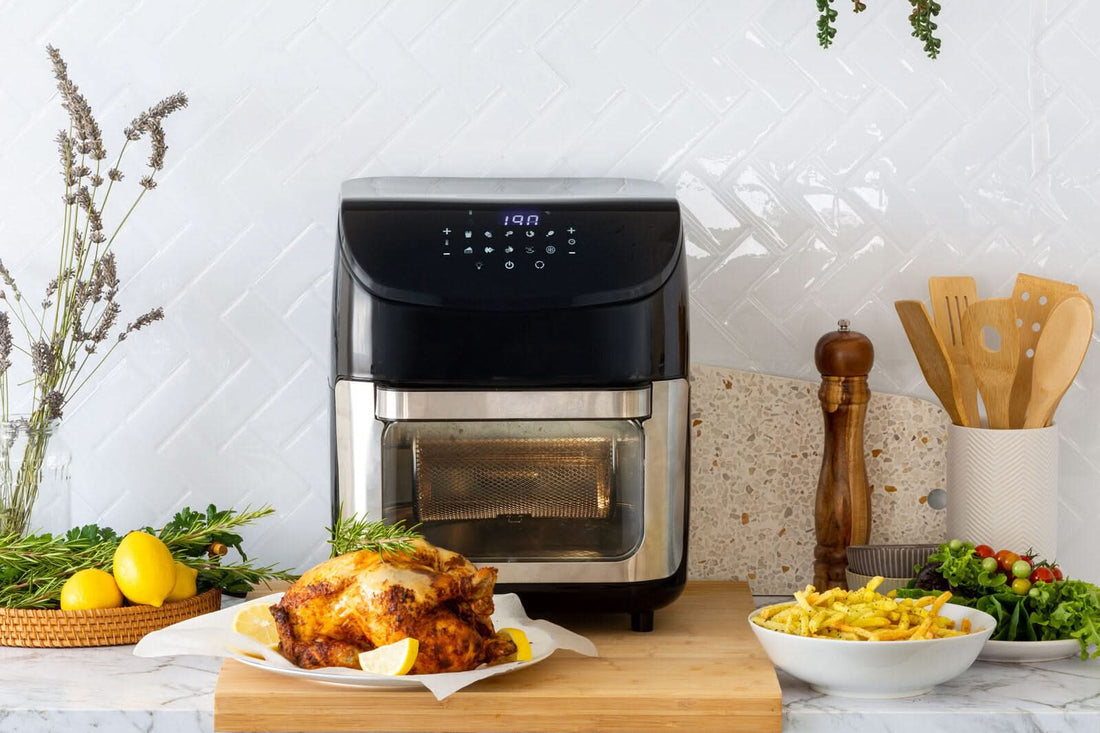 12L Digital Air Fryer with 200C 7 Cooking Settings & Rotisserie Function