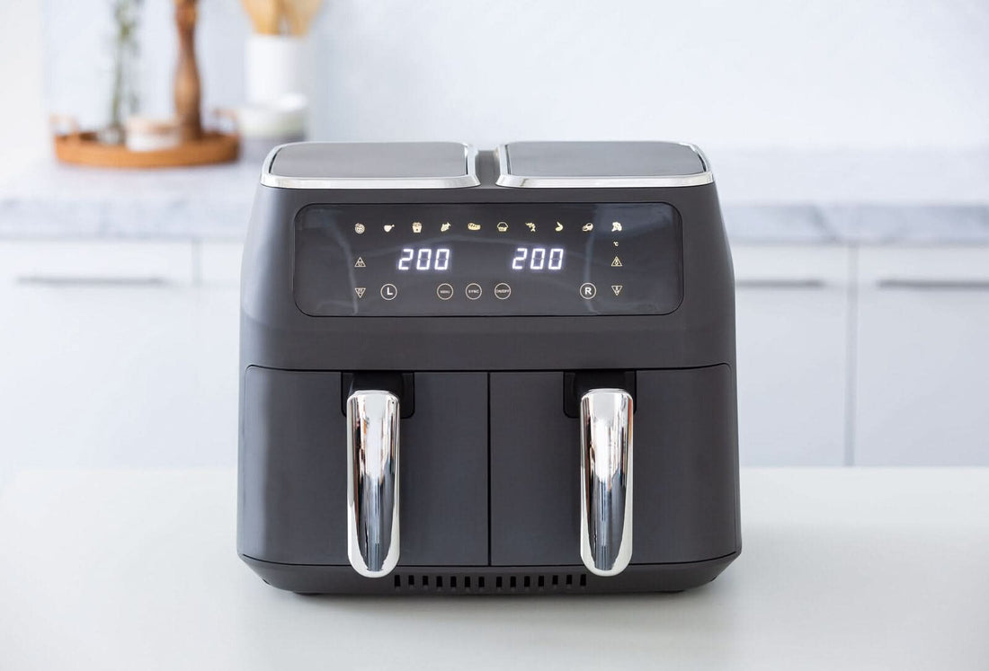 8L Dual Zone Digital Air Fryer with 200C 10 Cooking Programs