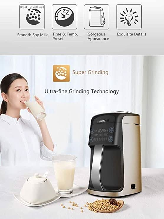 Soy Milk Maker Superfine Grinding Automatic Touch Screen