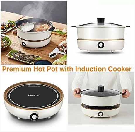 Induction Cooker with Hot Pot 300W-2100W Adjustable Power Supply