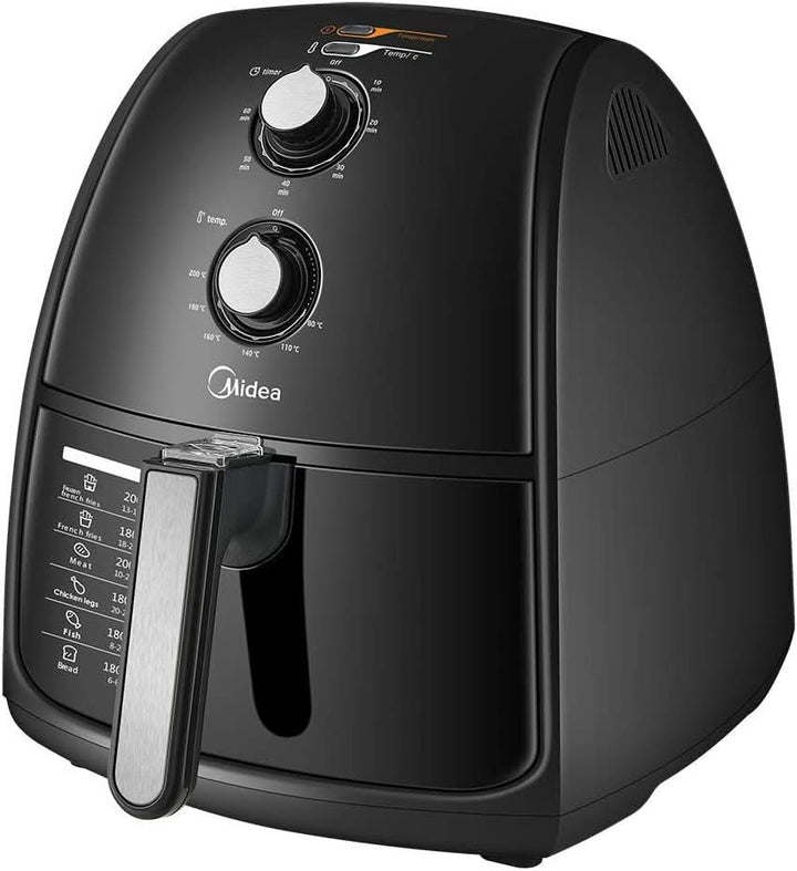 4L 1500W Multi-functional Air Fryer - Black