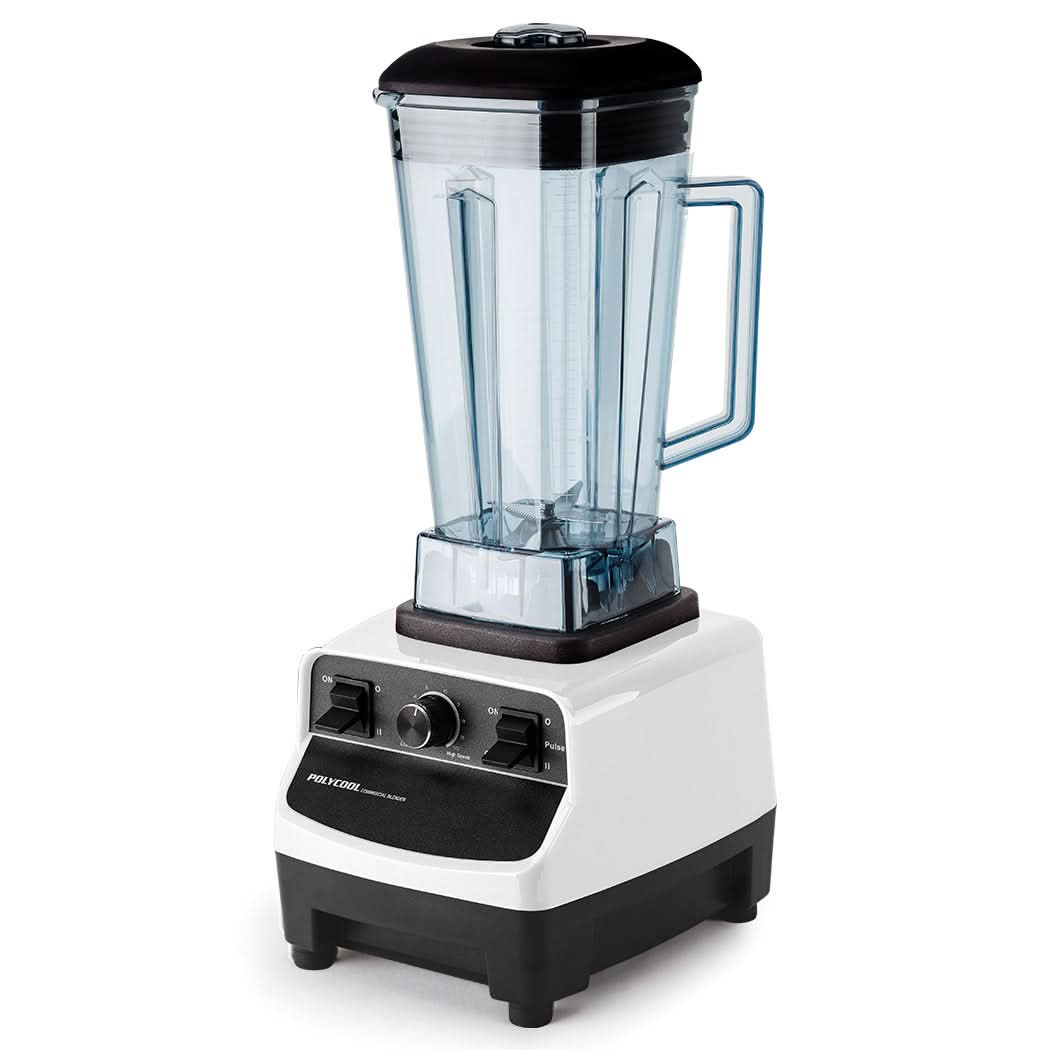 2L 2200W Commercial-Grade Blender with BPA-Free Jug for Drink, Smoothie, Food, Ice, White