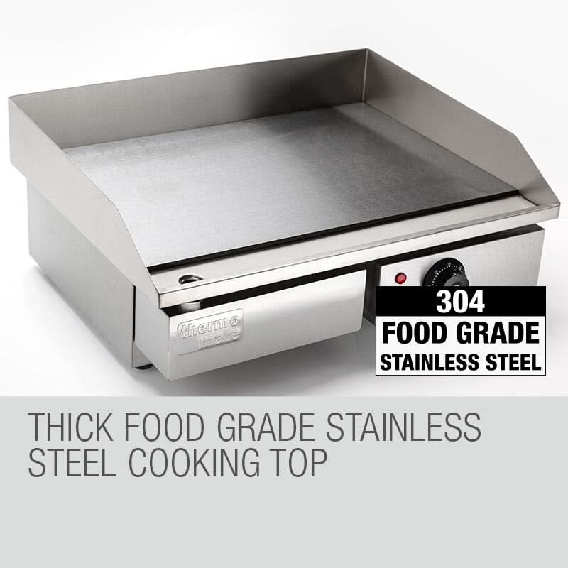 Electric Griddle Grill BBQ Hot Plate Commercial Stainless Steel