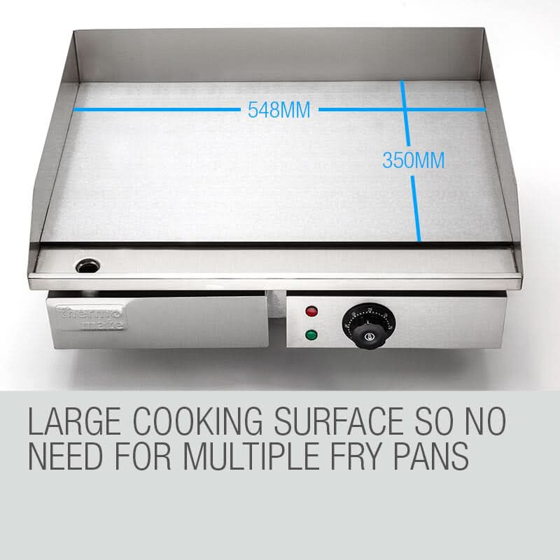 Electric Griddle Grill BBQ Hot Plate Commercial Stainless Steel