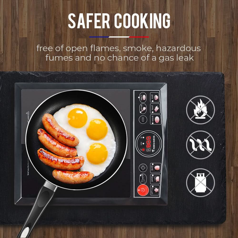 Electric Induction Cooktop Portable Kitchen Cooker Ceramic Cook Top