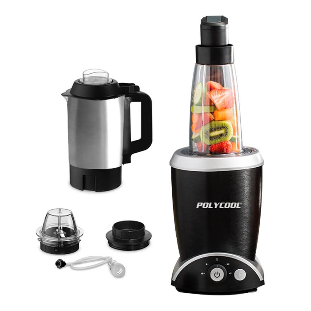 1000W 5 in1 Vacuum Blender, 700ml Capacity, With Heating Jug and Grinder Cup