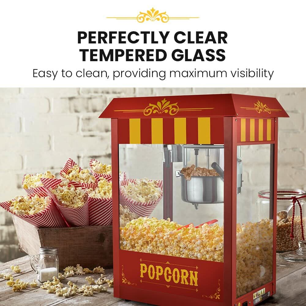 Commercial Electric Popcorn Maker Machine Pop Corn Popper Cooker