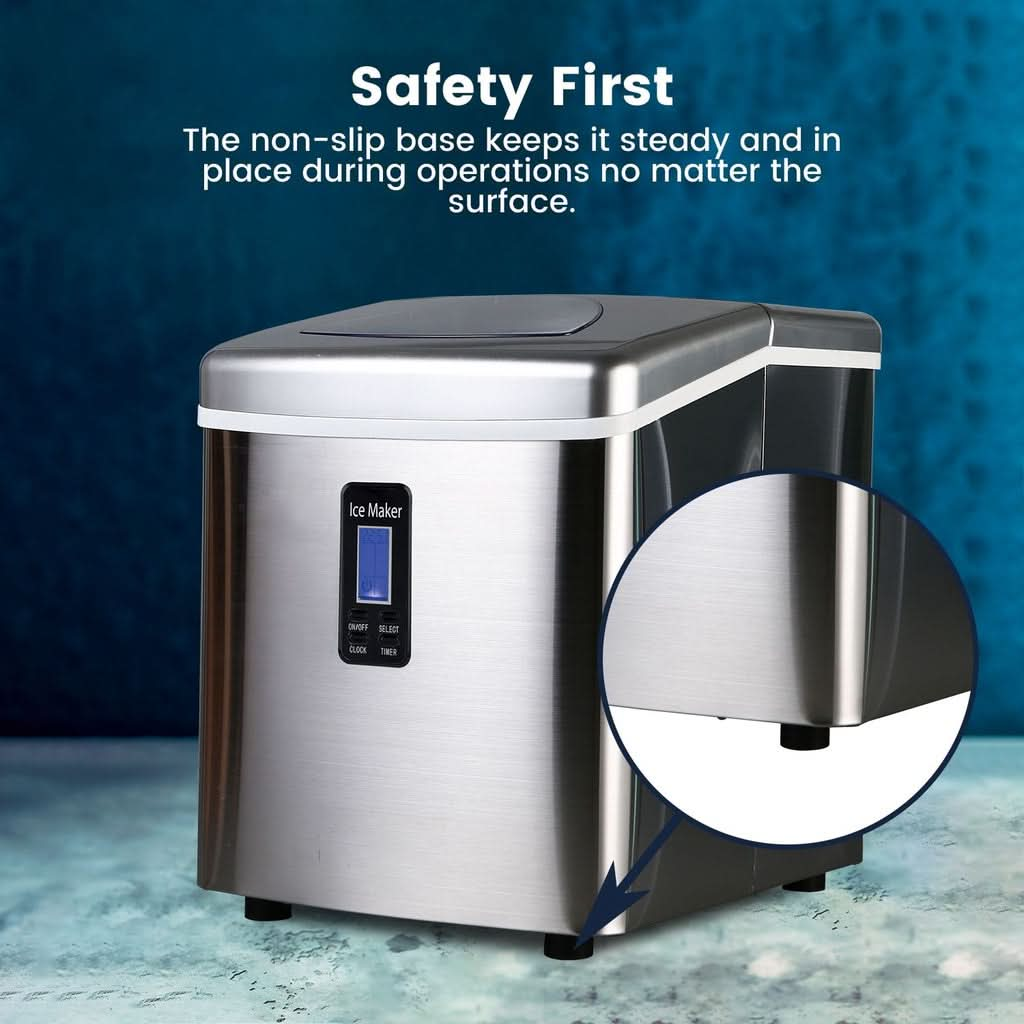 3.2L Ice Maker Machine Stainless Steel