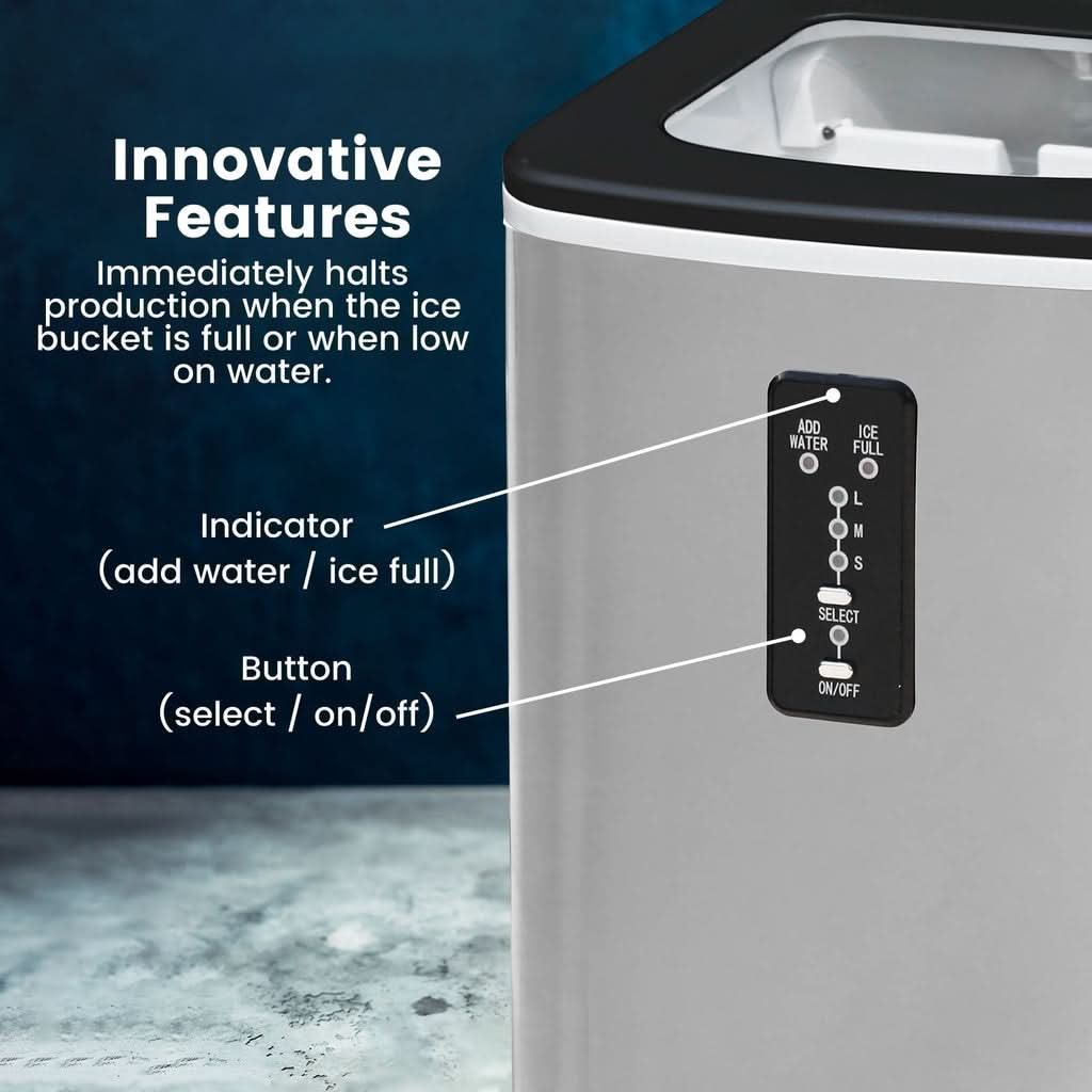 2L Ice Maker Machine Stainless Steel