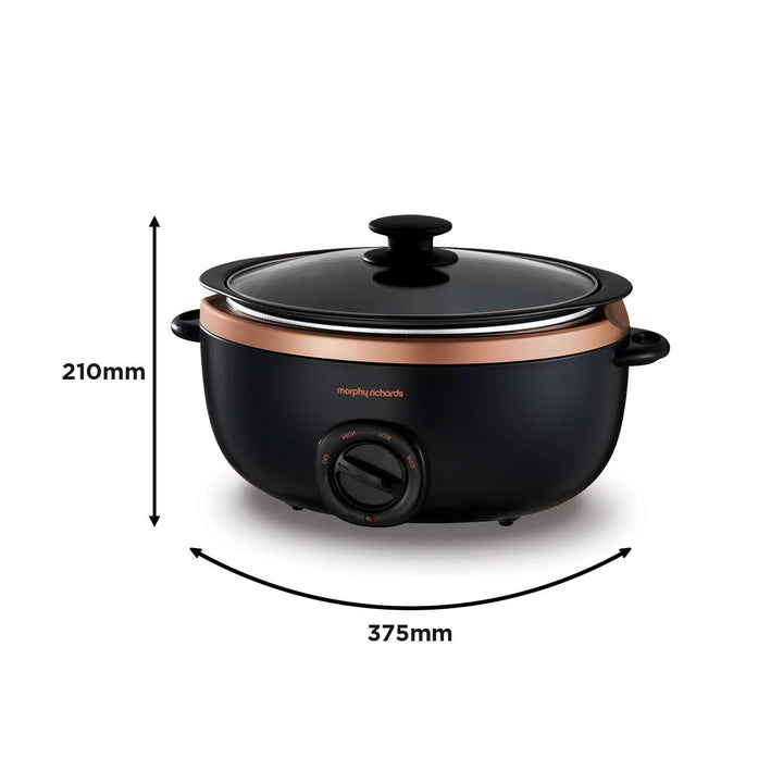 3.5l Sear & Stew Slow Cooker - Rose Gold