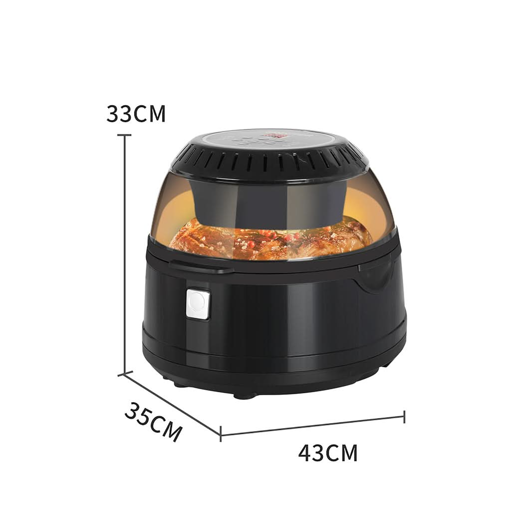 12L Air Fryer Convection Oven - Black